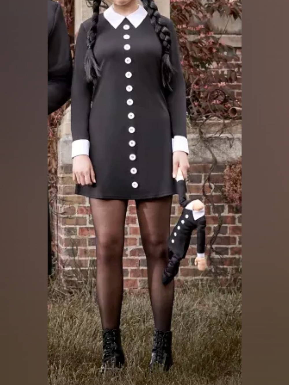 Wednesday Addams Dress Costume - The Addams Family Women’s Size Large